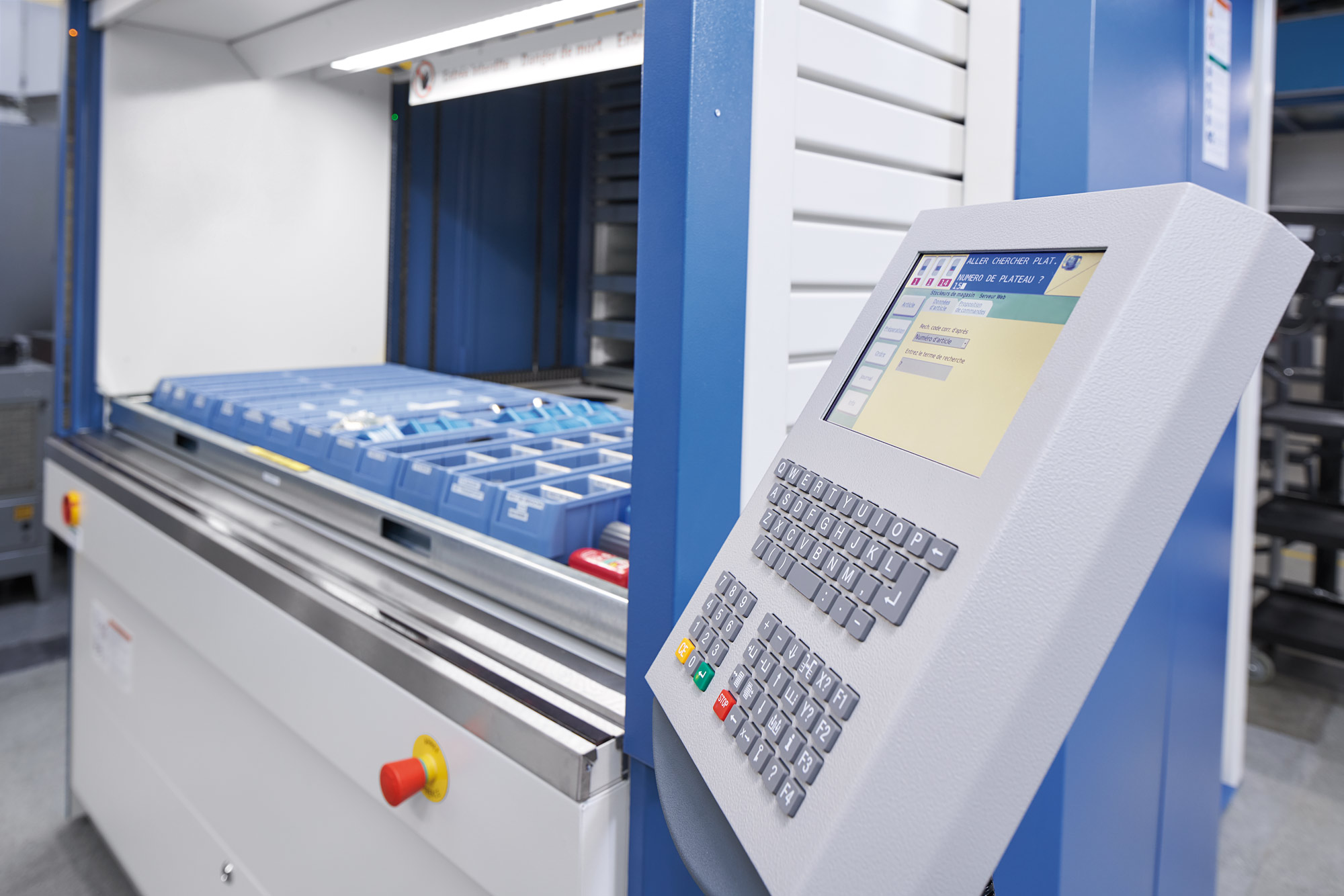 Interface do armazém automático